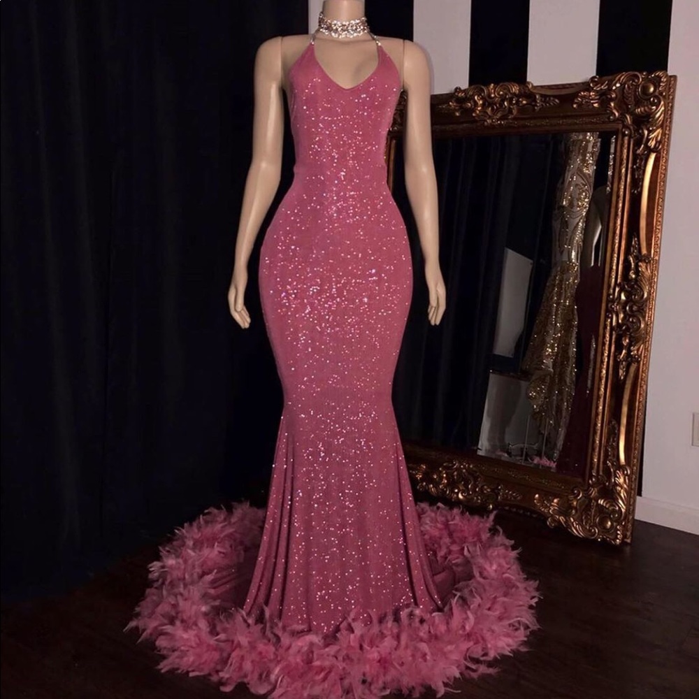 Barbie pink prom dress